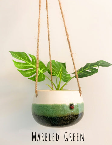 large ceramic hanging planter Hanging Basket