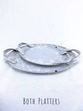 Snowflake Oval Platters